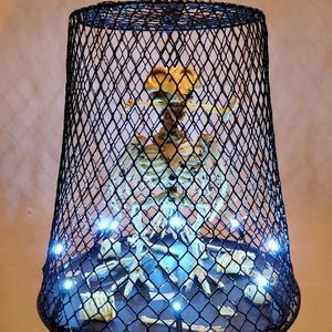 Skeleton bird Halloween decor